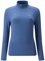 Chervo Tribal Turtleneck Blue Jacquard 38 Sweatshirt