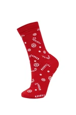 DEFACTO Women's Christmas Themed Cotton Long Socks