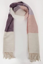 DEFACTO Women's Checkered Tassel Scarf