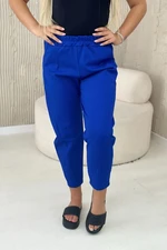 Punto Milano winter pants with pockets in cornflower blue