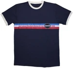 Oasis Ing 1996 Tour Horizontal Stripes Ringer Unisex Navy Blue 2XL