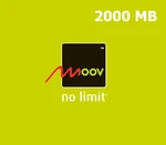 Moov 2000 MB Data Mobile Top-up BJ