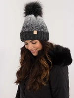 Dark gray winter hat RUE PARIS