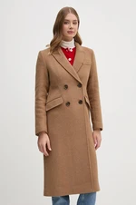 Vlněný kabát Barbour Marylin Tailored Wool Coat přechodný, dvouřadový, LWO0236