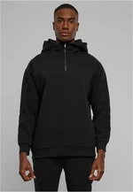 Men's Zipped High Neck Sweatshirt Black