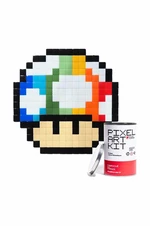 Súprava pixelovej mozaiky „urob si sám Pixel Corner Rainbow Shroom