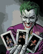 Zuty Festés számok szerint Joker és Batman kártyák