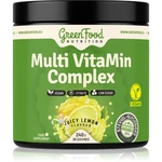 GreenFood Nutrition Multi VitaMin Complex prášok s multivitamínovým komplexom príchuť Juicy Lemon 240 g