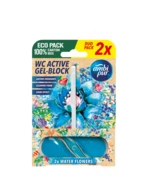 AMBIPUR WC Active gel-blok vodní květy 2 x 45 g