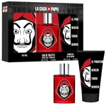 Dárkový set Netflix: Papírový dům EDT 100 ml + sprchový gel 150 ml + taška