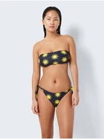 Yellow-Black Women's Patterned Swimwear Top Noisy May Sun - Women