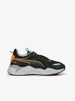 Orange-black mens sneakers Puma RS-X 3D - Men