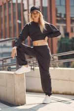 Women's black tracksuit