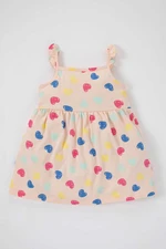 DEFACTO Baby Girl Patterned Strap Dress