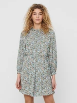 Light blue floral loose dress ONLY Kendall - Women