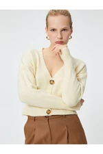 Koton Women's Cream Cardigan