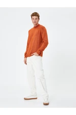 Koton Basic Knitwear Sweater Half Turtleneck Slim Fit