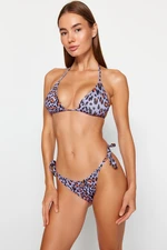 Trendyol Animal Print Bralette, Regular Leg Bikini Set