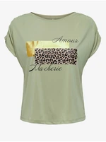 Light green women's T-shirt ONLY Free - Women