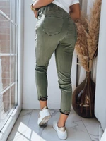 Women's trousers MIKI dark green Dstreet