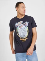 Dark gray Men's T-shirt with print Guess - Men