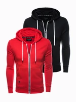 Ombre Clothing Men's zip-up sweatshirt Z33