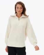 Sweater Rip Curl SEEKER 1/4 ZIP Bone