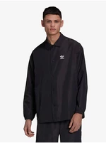 Černá pánská  košilová lehká bunda adidas Originals Coach Jacket