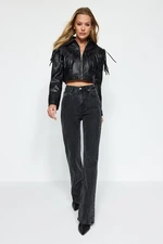 Trendyol Black High Waist Wide Leg Jeans