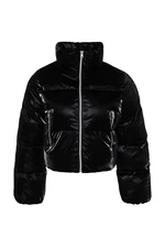 Trendyol Black Premium Oversize Glossy Water Repellent Inflatable Coat