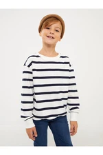 LC Waikiki Crew Neck Striped Long Sleeve Boys' Sweatshirt.