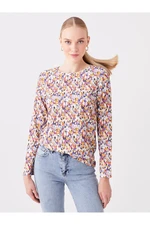 LC Waikiki Women's Crew Neck Floral Long Sleeve Blouse