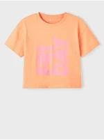 Orange Girls' T-shirt name it Balone - Girls