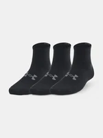 Under Armour Socks UA Essential 3pk Qtr Yth-BLK - unisex