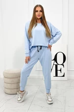 Set 2-Piece Sweatshirt + Trousers Blue