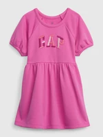 Dark pink girly cotton dress with GAP logo