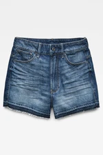 Krátke nohavice - G-STAR Arc High BF Short rp Wmn modré