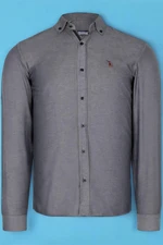 G674 DEWBERRY MEN'S SHIRT-OPEN SMOKED