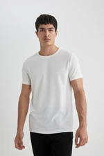 DEFACTO Slim Fit Crew Neck Short Sleeve T-Shirt