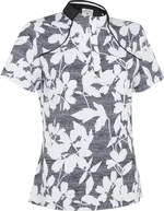 Callaway Textured Abstract Floral Womens Caviar XS Camiseta polo