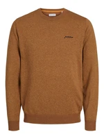 Jack&Jones Pánský svetr JJBRAD 12258846 Mocha Bisque M