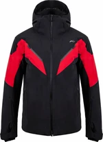 Kjus Mens Force Jacket Black/Carmine 50 Lyžiarska bunda