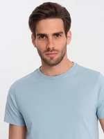 Ombre Men's classic cotton BASIC T-shirt - blue