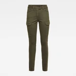 G-STAR Pants - Blossite G-Shape army high skinny in brown-olive