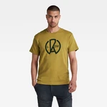 G-STAR T-shirt - Ventura interlock o yellow