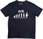 AC/DC T-shirt Evolution Of Rock Navy XL