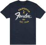 Fender Camiseta de manga corta Baja Blue Blue L