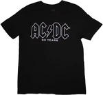 AC/DC Maglietta Logo History Black 2XL