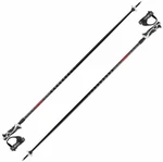 Leki Hot Shot S Eloxal Black/Anodized Grey/Bright Red 110 cm Kijki narciarskie