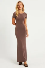 Cool & Sexy Women's Mink Backless Maxi Dress